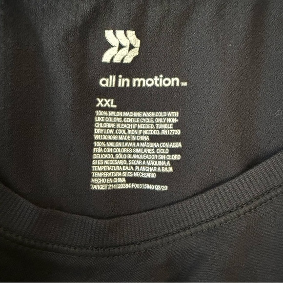 All in motion long sleeve‎ active top Size XXL - Picture 3 of 3